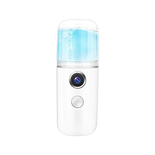 Nano Facial Mister, Mini Facial Steamer, Portable Mist Handy Sprayer, Steam Care Steamer, USB Rechargeable 30ml 