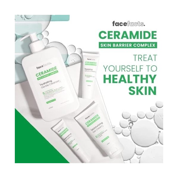 Face Facts Ceramide Gel Crème | Hydratant | Apaise et renforce la peau | 50 ml