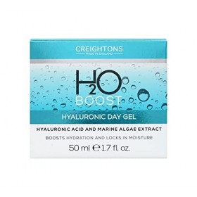Creightons H2O Boost Hyaluronic Day Gel 50ml - Boosts Hydrations & Locks in Moisture. Vegan Friendly. Cruelty Free. Dermato