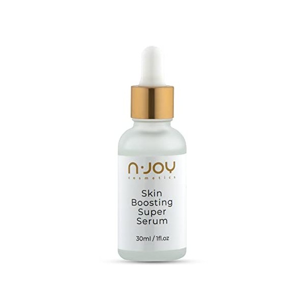 N JOY cosmetics - Skin Boosting Super sérum 30 ml. Sérum hyaluronique à haute dose - Sérum pour le visage tous types de peau 