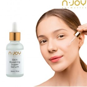 N JOY cosmetics - Skin Boosting Super sérum 30 ml. Sérum hyaluronique à haute dose - Sérum pour le visage tous types de peau 