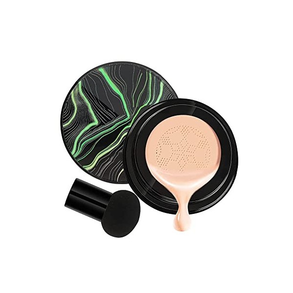 Mushroom Head Air Cushion BB Cream CC Cream, Concealer Lasting Nude Makeup Moisturising Brightening Pigment CC Liquid Foundat