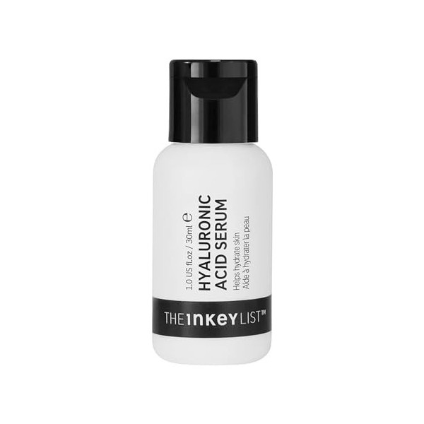 The INKEY List Sérum hydratant à 2% dacide hyaluronique pour une peau repulpée et lisse pour tous les types de peau, 30 ml