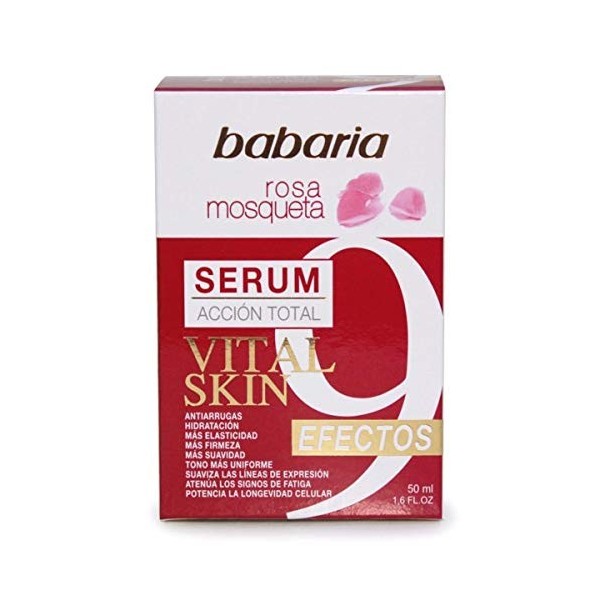 Babaria Serum Facial 9 Efectos Vital Skin Acción Total - 50 ml