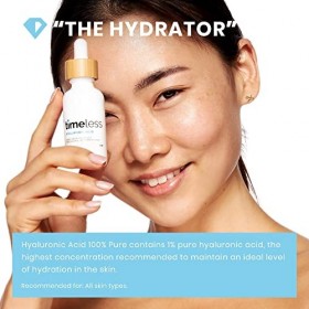 Timeless Hyaluronic Acid 100 Percent Pure Serum FOR Unisex 1 oz Serum