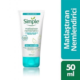 Simple Daily Skin Detox All Day Crème visage matifiante 50ML