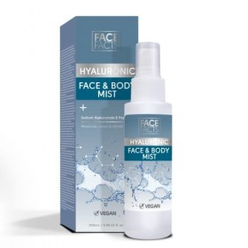 Face Facts Brume hyaluronique visage et corps | Hydratante | Végétalienne | 200 ml
