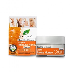 Dr. Organic Crème Rescue au Miel de Manuka Bio 50 ml