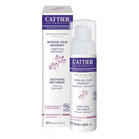 Cattier Soin de Jour Apaisant - Brin de Douceur - Peaux Sensibles - 50 ml bio