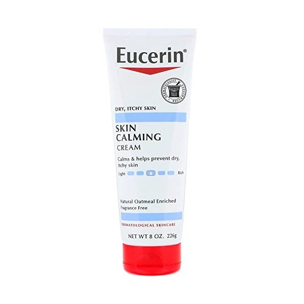 Eucerin Dry Skin Therapy Calming Creme, 8 oz 226 G by Eucerin English Manual 