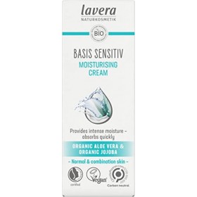 lavera Basis Sensitiv Crème hydratante végétalienne Soin de la peau bio Cosmétiques naturels et innovants 50 ml