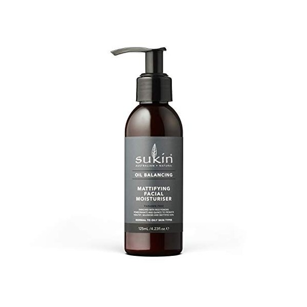 Sukin Oil Bakancing Charcoal Facial Moisturiser 125ml