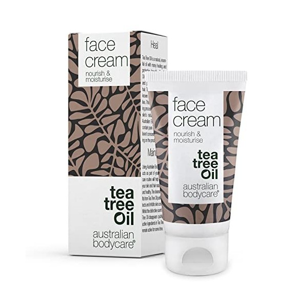 Crème pour le Visage Australian Bodycare Face Cream 50 ml | Hydratant Visage antitaches, boutons, peaux grasses et acné | A