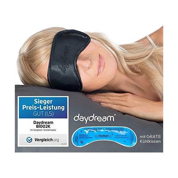 daydream B-1002K Masque de sommeil pour homme et femme avec coussin rafraîchissant gratuit - masque rafraîchissant Vainqueu