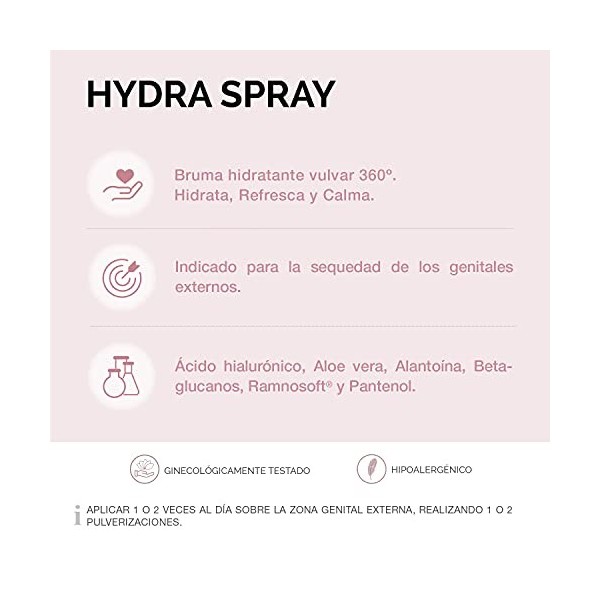 Laboratoire Cumlaude - Emulsion Hydra Spray, Hydratant Vulvaire Externe, Apaisant et Rafraîchissant, 75 Millilitres