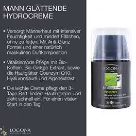 Logona man Smoothing Hydro Cream Q10 Crème Jour et Nuit