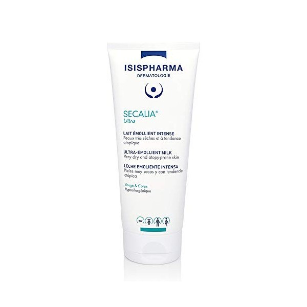 ISISPHARMA - Secalia Ultra Crème 200 ml - Lait émollient intense, hydratation 24h - Peaux très sèches et à tendance atopique