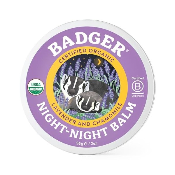 Badger Night-Night Balm Tin 2 oz 56 g by Badger Basket