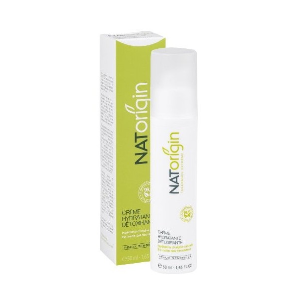 Natorigin Crème Hydratante Detoxifiante Peaux Sensibles 50 ml