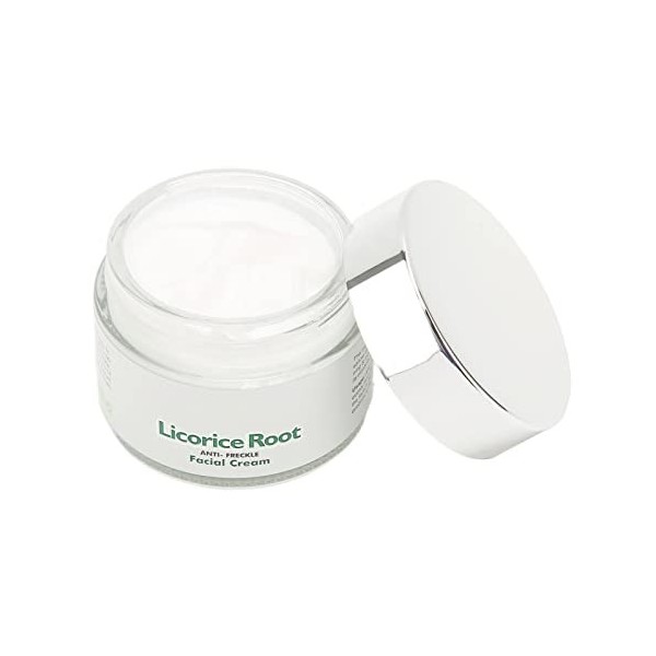 Crème pour le Visage Blanchissante, Crème pour le Visage à Larbutine et à la Racine de Réglisse Crème Tonifiante et éclairci