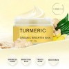 Crème pour le Visage au Curcuma Hydratante Crème de Soin de la Peau pour le Visage Améliorer la Peau Terne Crème de Réparatio