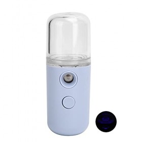 Pulvérisateur de Brume pour le Visage Portatif en Option Noir et Violet, Pulvérisateur Dhumidificateur de Visage Hydratant H