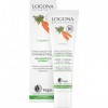 LOGONA Naturkosmetik Crème pour peaux sèches à très sèches avec carotte bio et vitamine F, nourrissant intensément et teint r