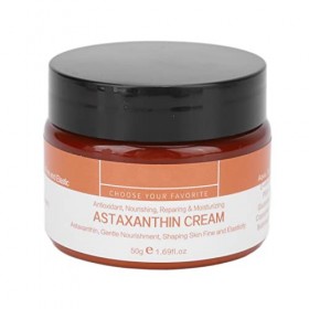 Crème Réparatrice à Lastaxanthine, Super Crème Anti-âge, Hydratant Anti-âge Réduit les Pores et Raffermit la Peau Blanchissa