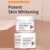 Crème éclaircissante pour le Glutathion, Crème éclaircissante pour la Peau, Crème éclaircissante et Lissante pour les Yeux, C