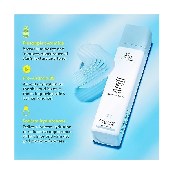 Drunk-elephant B-Hydra Intensive Hydration Serum for All Skin Types 50 mL / 1.69 Fl Oz 