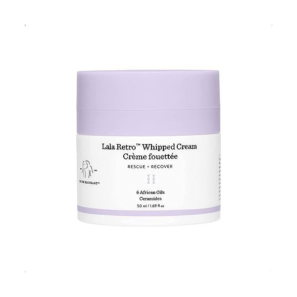 Drunk-Elephant Lala Retro Whipped Cream. Replenishing Moisturizer for Skin Protection and Rejuvenation. 50 ml portini 