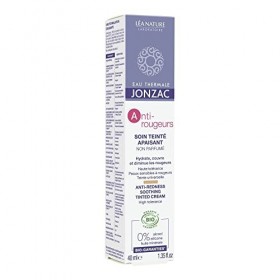 Eau Thermale Jonzac - Soin teinté apaisant - Anti Rougeurs - Peaux réactives à intolérantes - Certifié Bio Cosmos Organic - T