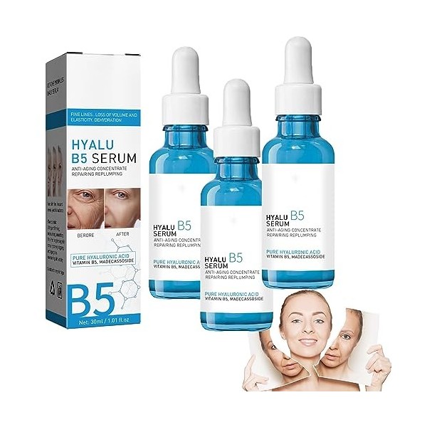 Botox Stock Solution Facial Serum B5 - Face Hyaluronic Acid Boost Serum, Jennifer Aniston Anti-Aging Serum Liquid Botox Suita