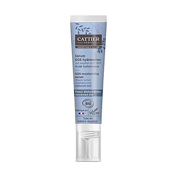 Cattier Sérum SOS Hydratation Peaux Déshydratées Bio 30 ml