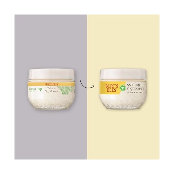 Burts Bees - Crème de nuit - Pour peaux sensibles - 50 g