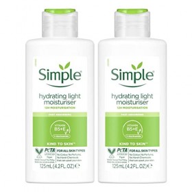 Simple Hydratant peau claire Lot de 2 125ml 