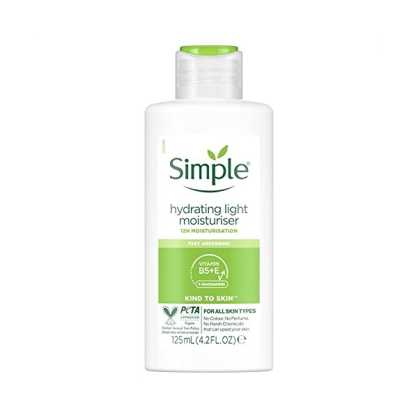 Simple Hydratant peau claire Lot de 2 125ml 