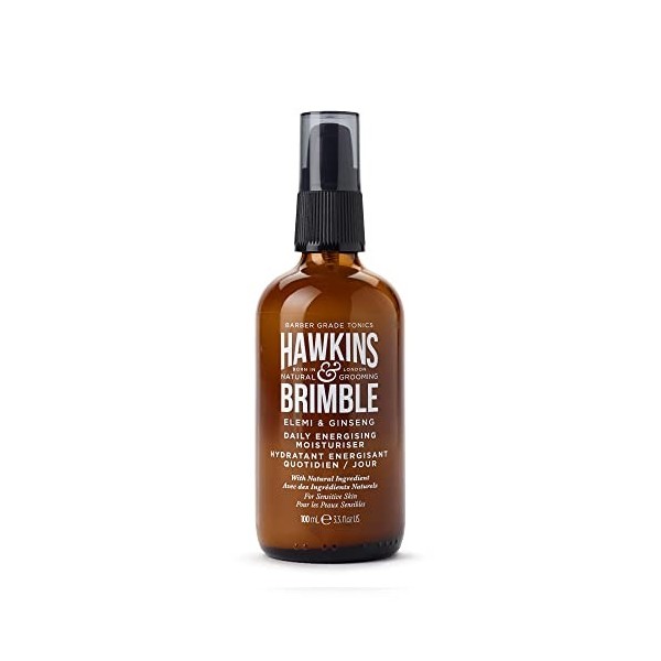 Hawkins & Brimble Soin Visage Homme Hydratant et Revitalisant Visage et Cou 100ml -