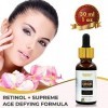 Retinol + Supreme Serum 2.5% Vitamin C 20% Hyaluronic Acid 5% Niacinamide 3.5% Anti-Aging Skin Repair, Supercharged Face Seru