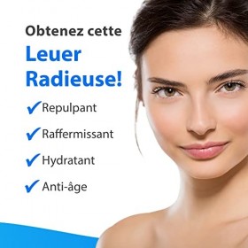 DERMAWORKS Sérum Hydratant à lAcide Hyaluronique avec Vitamine C, Aloe Vera et Huile de Jojoba PUISSANT Anti-âge - Soin Anti