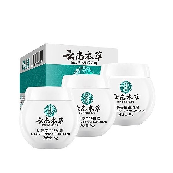 EXQST Crème blanchissante et Anti-Taches de rousseur aux Herbes du Yunnan, crème Anti-Taches de rousseur, Taches Lumineuses é