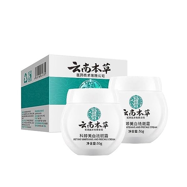 EXQST Crème blanchissante et Anti-Taches de rousseur aux Herbes du Yunnan, crème Anti-Taches de rousseur, Taches Lumineuses é