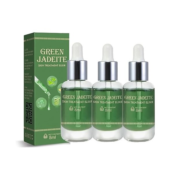 Élixir de traitement de la peau de jadéite vert ciel de marguerite, huile de sérum botanique anti-âge Daisy Sky Naturalift, s