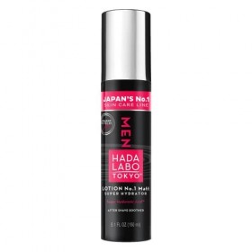 Hada Labo Tokyo Men Lotion Matt Super Hydrator, Hyaluronic Serum, cosmétique pour homme, crème hydratante, soin visage homme