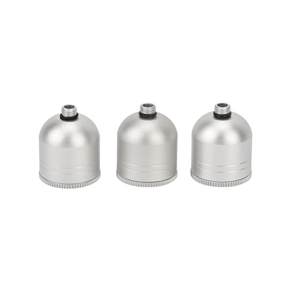 Lot de 3 flacons aérographe en métal remplaçables pour pulvérisateur doxygène facial