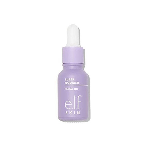 e.l.f. Skin SuperNourish Facial Oil, Non-greasy Facial Oil For Nourished Dewy Skin, Moisturizes, Conditions & Soothes Skin, I