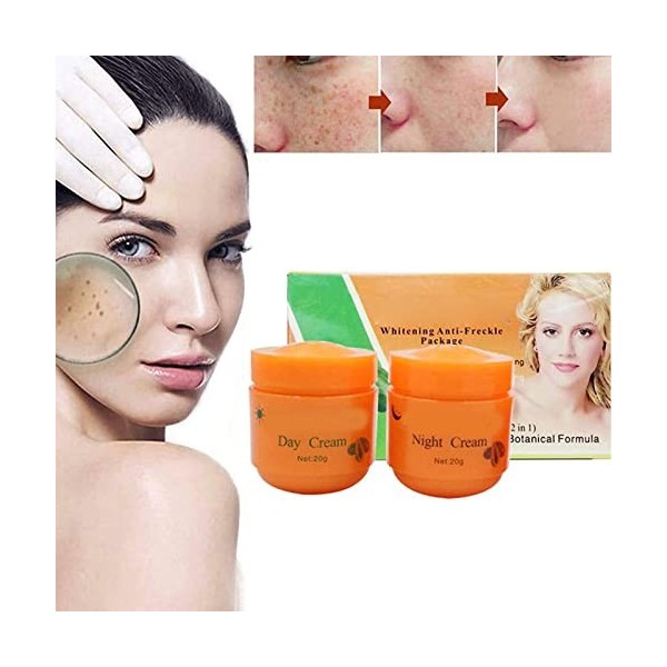 Papaye Blanchissant Éclaircissant Visage Rousseur Remover Crème Blanchiment Éclaircissant Visage Crème Gel pour Visage Anti R