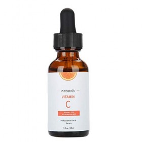 Sérum Anti-Rides, MELAO 30 ML/Bouteille Sérum Vitamine C Acide Hyaluronique Anti-âge Anti-Rides Soin Visage Essence Réduit Le