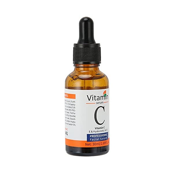 30 Ml Sérum anti-âge, Riche en vitamine C, Hydratation profonde Réparer la peau, Sérum hydratant réparateur et éclaircissant 