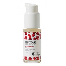 Bio?: Végane Skinfood Bio Cranberry  Sérum pour peaux normales à sèches, végétalien, certification natrue, feuchtigkeitsbind